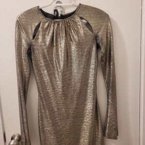 Pinko gold dress